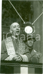 Fotografia d epoca originale 1936 MILANO Card. Ildefonso SCHUSTER Renato RICCI al decennale dell ONB Foto 1