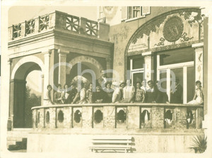 Fotografia d epoca originale 1928 MALCESINE VR Conferenza della Pace all Hotel VAL DI SOGNO Fotografia 1