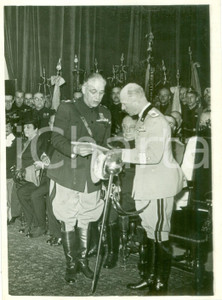Fotografia d epoca originale 1939 MILANO Reduci dell AFRICA ORIENTALE celebrano cinquantenario del sodalizio 1