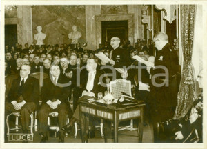 Fotografia d epoca originale 1935 ca ROMA Adunanza della REALE ACCADEMIA D ITALIA Fotografia 1