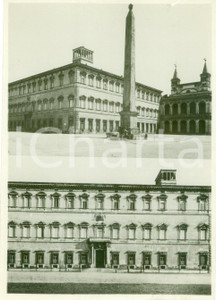 Fotografia d epoca originale 1930 ca ROMA Palazzo del LATERANO Vera fotografia A DUE RIQUADRI 1