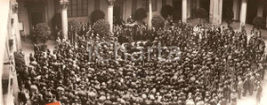 Fotografia d epoca originale 1932 MILANO Arturo MARPICATI celebra Intervento all UniversitÃ  Fotografia DOPPIA 1