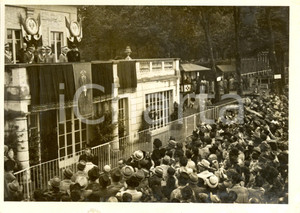 Fotografia d epoca originale 1940 FIRENZE Ippodromo DELLE CASCINE Vittorio Emanuele III al Premio ARNO Foto 1