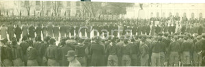 Fotografia d epoca originale 1932 GORIZIA Parata dei Fasci Giovanili Fotografia DANNEGGIATA 1