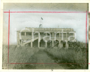 Fotografia d epoca originale 1930 ca GIUBALAND SOMALIA Palazzo Governatore di CHISIMAIO Fotografia 1