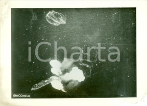 Fotografia d epoca originale 1941 WW2 GUERRA NAVALE Nave sovietico bombardata da STUKA Foto DANNEGGIATA 1
