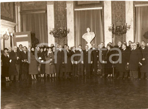 Fotografia d epoca originale 1935 GENOVA PodestÃ  Carlo BOMBRINI riceve gli idrologi Foto di gruppo 1