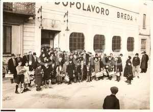 Fotografia d epoca originale 1937 Milano Industria Natale al dopolavoro Breda FOTO 1