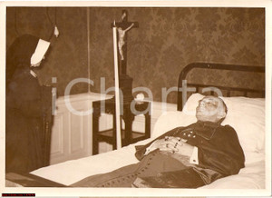 Fotografia d epoca originale 1940 Cardinale JEAN VERDIER post mortem REAL PHOTO 1