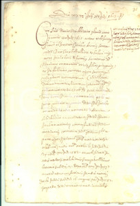 Documento originale, autentico 1617 PALERMO Contratto soggiogazione pro baronessa Giovanna SAMMANIATI 22 pp. 1