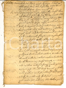 Documento originale, autentico 1777 MONTIONE A PIOBBICO Testamento di Bartolomeo del fu Giambattista pro moglie 1