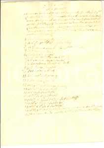 Documento originale, autentico 1812 PALAZZUOLO FI Messa suffragio per il cav. Pietro NALDINI Firme religiosi 1