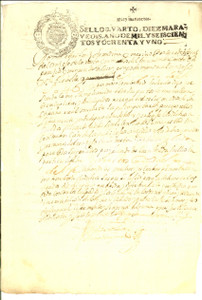 Documento originale, autentico 1671 CASTILLA ESPANA Autto de cabana GANADERIA Don Pedro SAN DE MEDINA 1