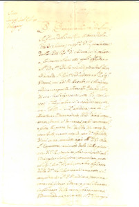 Documento originale, autentico 1790 ca SCIACCA AG Supplica don Domenico ROSA accusato come un bandito 1