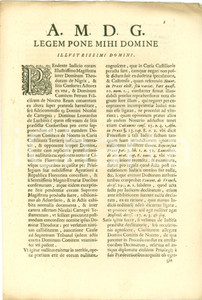 Documento originale, autentico 1685 BAGNONE MS Lite eredità CARTEGNI tra Teodora DE NIGRIS e Pietro da NOCETO 1