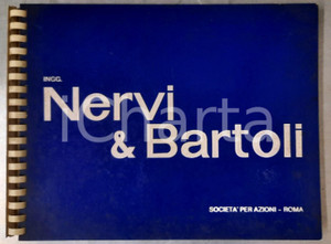 Libro, pubblicazione d epoca 1965 ca ROMA Ingg. NERVI & BARTOLI Costruzioni  Catalogo opere ILLUSTRATO 1