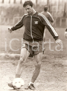 Fotografia d epoca originale 1978 POLONIA Calcio MONDIALI Wojciech RUDY durante allenamenti POLSKA Fotografia 1
