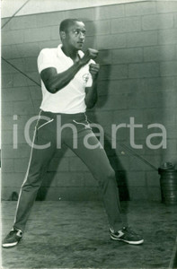 Fotografia d epoca originale 1983 BUENOS AIRES Boxe Campione Francisco DE JESUS CHIQUINHO pugile Foto 1