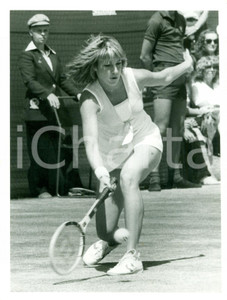 Fotografia d epoca originale 1979 WIMBLEDON UK Tennis Chris LLOYD loses vs Martina NAVRATILOVA Photo 1