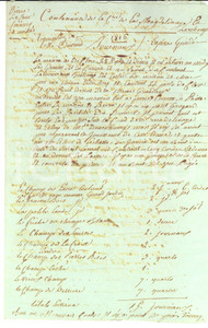 Documento originale, autentico 1816 LARCHAMP LOIRE Maison M. DUVRARD Ã  la MADELINAYE couverte de paille 1