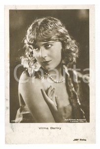 Cartolina originale da collezione 1927 VILMA BANKY  Cartolina FANAMET FILM FP VG 1