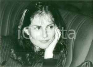 Fotografia d epoca originale 1989 PARIS Ritratto dell attrice Isabelle HUPPERT Vera fotografia 1