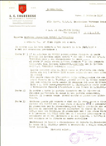 Autografo originale 1956 CALCIO VOGHERESE Presidente BARBIERI vs Franco NOBILE in malafede 1