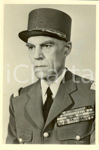 Fotografia d epoca originale 1956 PARIS F Paul ELY GÃ©nÃ©ral chef d Etat des Forces ArmÃ©es Photographie 1