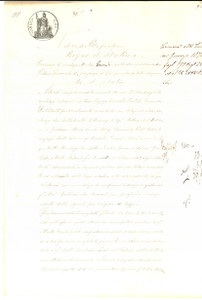 Documento originale, autentico 1872 DRUSCO / BEDONIA PR Vendita terreni dell ereditÃ  di Benedetto BOTTI 1