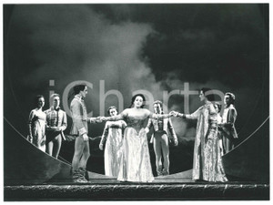 Fotografia d epoca originale 1990 RAVENNA FESTIVAL Les DanaÃ¯des A. SALIERI  Francesca PEDACI  Foto 1