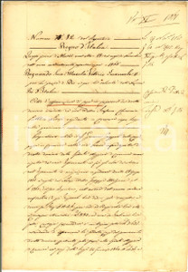 Documento originale, autentico 1865 CREMONA Affrancazione di casa dello Spedale Maggiore pro Giovanni GROPPALI 1