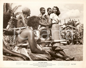 Fotografia d epoca originale 1954 GOLDEN MISTRESS Rosemarie STACK rapita da indigeni Abner BIBERMAN Foto 1