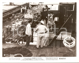 Fotografia d epoca originale 1956 RUMBLE ON THE DOCKS Nave SS. MARY OLSON al porto di SAN FRANCISCO Foto 1