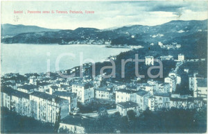 Cartolina originale da collezione 1935 ca LERICI SP Panorama verso SAN TERENZO PERLUSOLA Cartolina FP NV 1