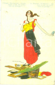 Cartolina originale da collezione 1917 PROPAGANDA WW1 Il belgio illustratore VENEZIANI Cartolina FP VG 1 Cartolina originale da collezione 1917 PROPAGANDA WW1 Il belgio illustratore VENEZIANI Cartolina FP VG 1