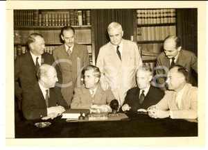 Fotografia d epoca originale 1941 WASHINGTON First Economic Defense Board MORGENTHAU WALLACE STIMSON WICKARD 1