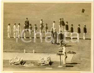 Fotografia d epoca originale 1932 PASADENA Olympic Games  Cycling team winners in the Rose Bowl Stadium 1