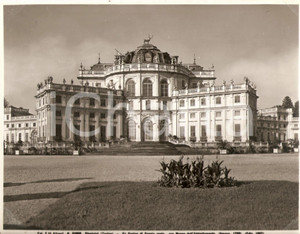 Fotografia d epoca originale 1957 NICHELINO TO Palazzina di cacca di STUPINIGI Foto artistica ALINARI 25x20 1