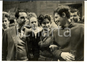 1962 ROMA Cocktail per "Mare matto" - Gina LOLLOBRIGIDA e Jean-Paul BELMONDO