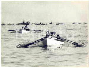 1955 GENOVA Regata Repubbliche Marinare - Arrivo equipaggio Genova *Foto