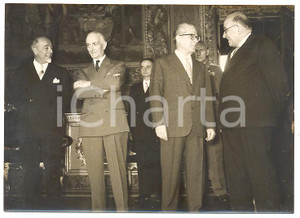 1956 ROMA Giuramento ministri Adone ZOLI Giuseppe MEDICI - Antonio SEGNI *Foto