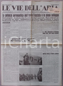 Giornale, rivista storica 1936 LE VIE DELL ARIA Potenza aeronautica ITALIA FASCISTA in pieno sviluppo 1