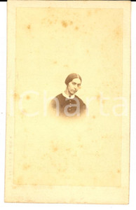 Fotografia d epoca originale 1860 ca TORINO Ritratto nobildonna Filomena CANTONO DI CEVA Foto cav. TOSTO 1