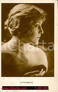 Cartolina originale da collezione 1932 VILMA BANKY Cartolina FP Viaggiata 1