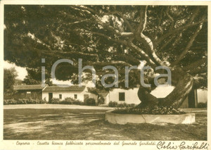 Autografo originale 1935 ca CAPRERA Clelia GARIBALDI Casetta bianca Giuseppe GARIBALDI AUTOGRAFO 1