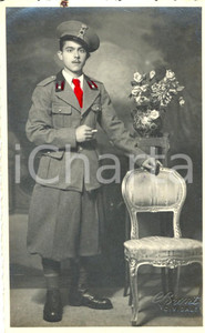 Fotografia d epoca originale 1940 ca CIVIDALE DEL FRIULI UD Ritratto di Amleto FONTANELLA in divisa Foto 1