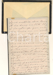 Autografo originale 1921 MAZZE  TO Anna Maria SIGRAY ASINARI teme un lungo inverno Autografo 1