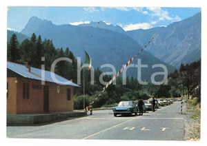 Cartolina originale da collezione 1972 BARDONECCHIA (TO) Confine italo-francese a MELEZET *Cartolina VINTAGE FG VG 1