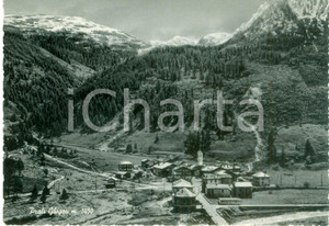 Cartolina originale da collezione 1955 ca PRALI (TO) Veduta del paese GHIGOU *Cartolina FG NV 1