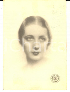 Cartolina originale da collezione 1930 ca MILANO Ditta Carlo ERBA  Cartolina PUBBLICITARIA con ritratto di donna 1